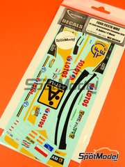 Mf-zone: Decals 1/24 scale - Ford Fiesta WRC A-Style Team sponsored by Lotos #1 - Robert Kubica (PL) + Przemyslaw Mazur (PL) - Rally Internazionale del Casentino  2014 - water slide decals - for Belkits reference BEL-003