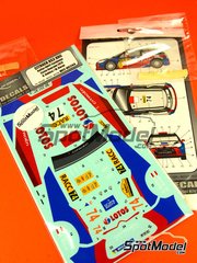 Mf-zone: Marking / livery 1/24 scale - Citroen DS3 WRC sponsored by Lotos #74 - Robert Kubica (PL) + Maciej Baran (PL) - Catalunya Costa Dorada RACC Rally 2013 - resin and decals - for Heller kits 80758 and 80757