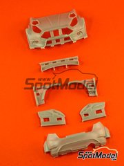Mf-zone: Transkit 1/24 scale - Ford Fiesta R5 - resins, photo-etched parts - for Belkits reference BEL-003