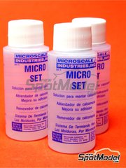 Microscale MI-2: Decal products Microsol decal liquid Red bottle 1 x 30ml  (ref. MI-2)