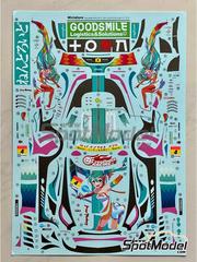 Miniature: Marking / livery 1/24 scale - Mercedes AMG GT3 Ukyo Team sponsored by Good Smile Racing #4 - Nobuteru Taniguchi (JP) + Tatsuya Kataoka (JP) - Autobacs Super GT Series 2016 - water slide decals - for Tamiya references TAM24345 and TAM24350