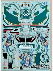 Miniature: Marking / livery 1/24 scale - Mercedes AMG GT3 Good Smile Racing Black Falcon Team sponsored by AutoArenA.de #6 - Nobuteru Taniguchi (JP) + Tatsuya Kataoka (JP) + Adam Christodoulou (GB) - Total 24 hours of Spa 2019 - water slide decals - for Tamiya references TAM24345 and TAM24350