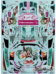 Miniature: Marking / livery 1/24 scale - Mercedes AMG GT3 Evo Ukyo Team sponsored by Good Smile Racing #4 - Tatsuya Kataoka (JP) + Nobuteru Taniguchi (JP) - Autobacs Super GT Series 2020 - water slide decals - for Tamiya references TAM24345 and TAM24350