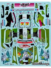 Miniature: Marking / livery 1/24 scale - Mercedes AMG GT3 Evo Ukyo Team sponsored by Good Smile Racing #4 - Nobuteru Taniguchi (JP) + Tatsuya Kataoka (JP) - Autobacs Super GT Series 2022 - water slide decals - for Tamiya references TAM24345 and TAM24350