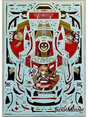 Miniature: Marking / livery 1/24 scale - Mercedes AMG GT3 Evo Goodsmile Racing & Type-Moon Racing Team sponsored by Fate #00 - Nobuteru Taniguchi (JP) + Tatsuya Kataoka (JP) + Adam Christodoulou (GB) - Total 24 hours of Spa 2019 - water slide decals and placement instructions - for Tamiya references TAM24345 and TAM24350