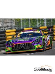 Miniature: Marking / livery 1/24 scale - Mercedes AMG GT3 Evo Toro Racing Team sponsored by Evangelion, Aape #70 - Marchy Lee (HK) - Macau FIA GT World Cup Championship 2023 - water slide decals - for LB Production reference LB-TK14, or Tamiya references TAM24345 and TAM24350