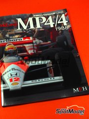Model Factory Hiro: Book - JOE HONDA Racing Pictorial Series - McLaren MP4/4 1986
