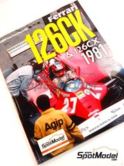 Model Factory Hiro: Reference / walkaround book - JOE HONDA Racing Pictorial Series - Ferrari 126CK & 126CX - FIA Formula 1 World Championship image