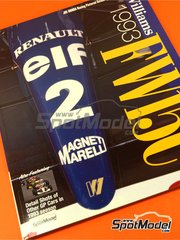 Model Factory Hiro: Libro de referencia - Joe Honda Racing Pictorial Series: Williams FW15C  - Campeonato del Mundo FIA de Formula 1 1993