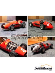 Model Factory Hiro: Car scale model kit 1/24 scale - 500 F2 - German Formula 1 Grand Prix 1953