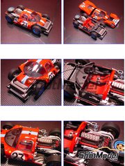 Model Factory Hiro: Car scale model kit 1/24 scale - Ferrari 412P Maranello Concessionnaire #23 - 24 Hours Le Mans 1967
