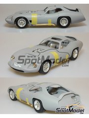 Model Factory Hiro: Car scale model kit 1/24 scale - Type 65 427 Cobra Super Coupe 