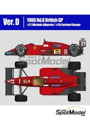 1/20 Brabham BT55 Ver. A Belgium, Canada & Detroit GP