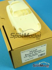 Model Factory Hiro: Car scale model kit 1/24 scale - Fiat Abarth 700S/850S Record Monza #55, 56, 60 - 24 Hours Le Mans 1961 - Multimaterial kit image