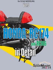 Model Factory Hiro: Reference / walkaround book - Honda RC174 and RC166