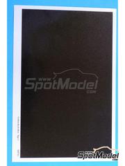 Model Factory Hiro: Calca de trama de fibra de carbono escala 1/24 - Fibra de carbono plateada - Tipo 1 - calcas de agua