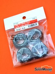 Model Factory Hiro: Tyre set 1/20 scale - Bridgestone Potenza F1 - rubber parts - 4 units image