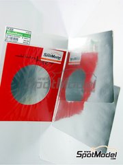Adhesive Model Factory Hiro Heat Shield Dimensions: 180mm x 150mm 