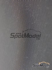 Model Factory Hiro: Carbon fiber decal - Carbon decal gray small size pattern