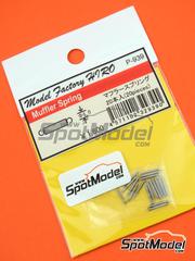 Model Factory Hiro: Detail - Muffler Spring 1 mm diameter - metal parts - 20 units
