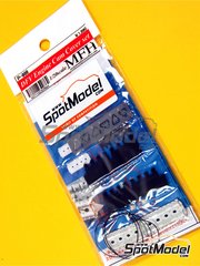 Model Factory Hiro: Detail 1/20 scale - Ford DFV engine cover - photo-etched parts, metal parts and resins