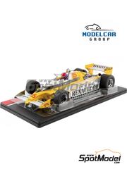 Modelcar Group: Diecast model car 1/18 scale - Renault RS10 Renault Sport Team sponsored by Elf #15 - Jean-Pierre Jabouille (FR) - French Formula 1 Grand Prix 1979 - metal parts, plastic parts and rubber parts image