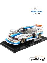 Modelcar Group: Diecast model car 1/18 scale - BMW 320 Turbo Group 5 Sachs-Sporting Team sponsored by Rodenstock #55 - Harald Ertl (AT) - Deutsche Rennsport Meisterschaft DRM Hockenheim Grand Prix 1978 - plastic parts and rubber parts