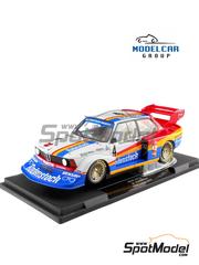 Modelcar Group: Diecast model car 1/18 scale - BMW 320 Group 5 Rodenstock W�rth Team sponsored by Rodenstock #4 - Manfred Winkelhock (DE) - Deutsche Rennsport Meisterschaft DRM Zolder Bergischer L�we 1979 - metal parts, plastic parts and rubber parts