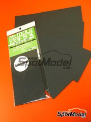 Mr Hobby Gunze Sangyo: Lijas - Lija de agua - Mr Waterproof sand paper #1500 - 4 unidades
