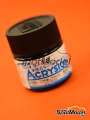 Mr Hobby Gunze Sangyo: Acrysion Color paint - Flat Black - 1 x 10ml