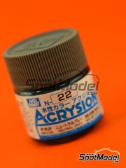 Mr Hobby Gunze Sangyo: Acrysion Color paint - Neutral gray - 1 x 10ml