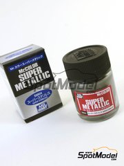 Mr Hobby Gunze Sangyo: Mr Color Super Metallic Paint - Super stainless - 1 x 18ml