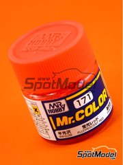 Mr Hobby: Mr Color paint - Fluorescent red - 1 x 10ml