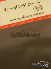 Museum Collection: Carbon fiber decal 1/20 scale - Carbon fiber image