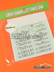 Nicolecron Decals: Marking / livery 1/20 scale - Ferrari F2007 Scuderia Ferrari Team sponsored by Marlboro - Bahrain Formula 1 Grand Prix, Chinese Formula 1 Grand Prix, Monaco Formula 1 Grand Prix - water slide decals - for Fujimi references FJ090481, 09048, GP-11, FJ091006, 09100 and GP-42