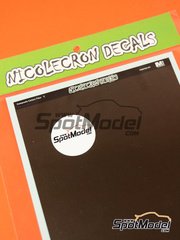 Nicolecron Decals: Carbon fiber decal - Carbon fiber - water slide decals