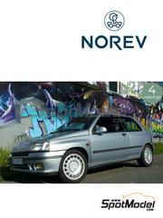 Norev: Diecast model car 1/18 scale - Renault Clio 16S Iceberg Grey 1992 - metal parts, plastic parts and rubber parts