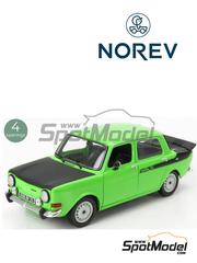 Norev: Diecast model car 1/18 scale - Simca 1000 Rallye 2 Racing Green 1976 - metal parts, plastic parts and rubber parts