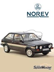 Norev: Diecast model car 1/18 scale - Ford Fiesta XR2 Black 1981 - metal parts, plastic parts and rubber parts