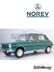 Norev: Diecast model car 1/18 scale - Simca 1100 GLS Borodine Green 1968 - metal parts, plastic parts and rubber parts