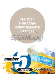 Number Five: Paint for airbrush - Huracan Performante Bronze - 1 x 30ml - for Aoshima references 62043, AOS05600 and 56004 image