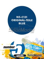 Number Five: Paint for airbrush - Original-Teile Blue - 1 x 30ml - for LB Production references LB-24048 and 24048, or SK Decals reference SK-24139, or Tamiya reference TAM24214