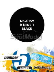 Number Five: Paint for airbrush - R NineT Black - 1 x 30ml - for Meng Model reference MT-003 image
