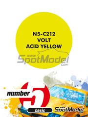 Number Five: Paint for airbrush - Volt Acid Yellow - 1 x 30ml - for Blue Stuff reference 24-017