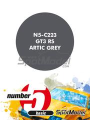 Number Five: Paint for airbrush - GT3 RS Artic Grey - 1 x 30ml - for Tamiya reference TAM24370
