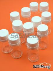 Number Five: Herramienta para pintar - Frascos de cristal para pintura - piezas de plstico y otros materiales - 12 unidades