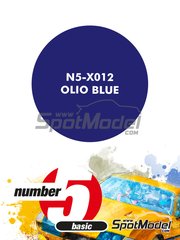 Number Five: Paint for airbrush - Olio blue - 1 x 30ml