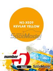 Number Five: Paint for airbrush - Kevlar yellow - 1 x 30ml