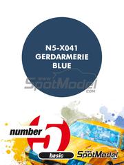 Number Five: Paint for airbrush - Gendarmerie Blue - 1 x 30ml - for Heller reference 80742 image