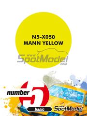 Number Five: Paint for airbrush - Mann Yellow - 1 x 30ml - for LB Production reference LB-24099
